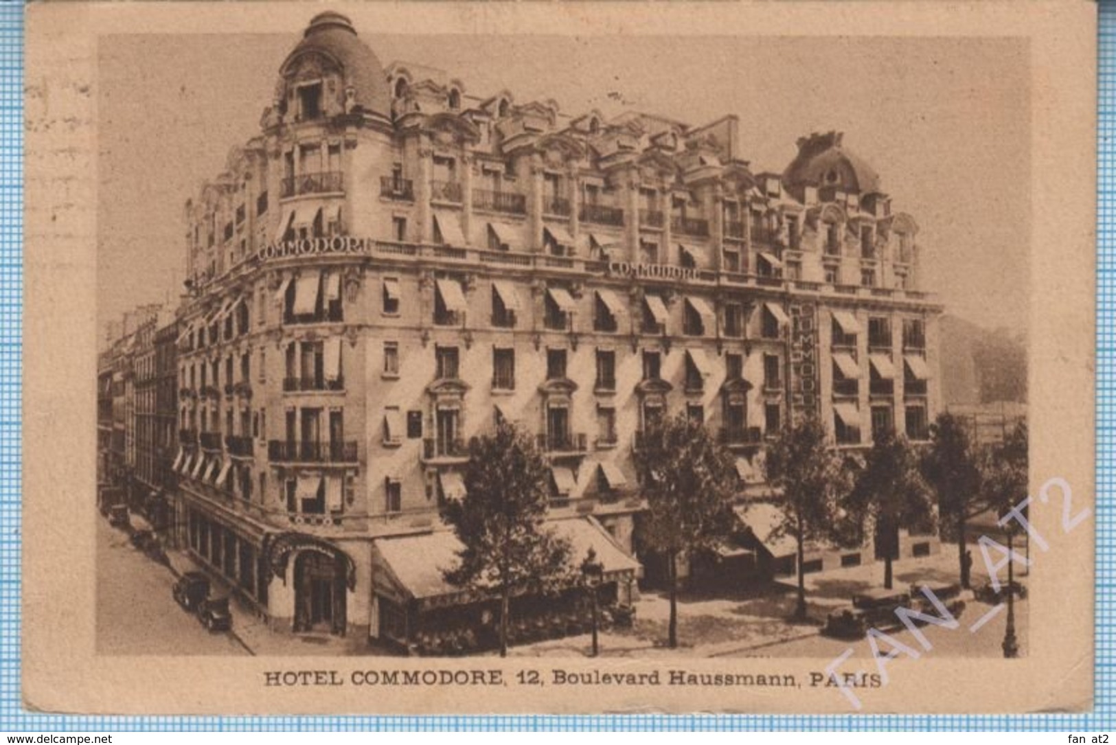 FRANCE / Postcard / Paris / Hotel Commodore / Architecture / 1930 - Fotos