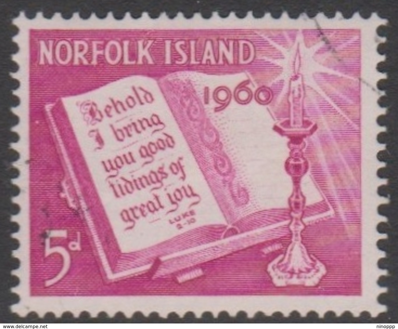 Norfolk Island ASC 43 1960 Christmas, Mint Never Hinged - Norfolk Eiland