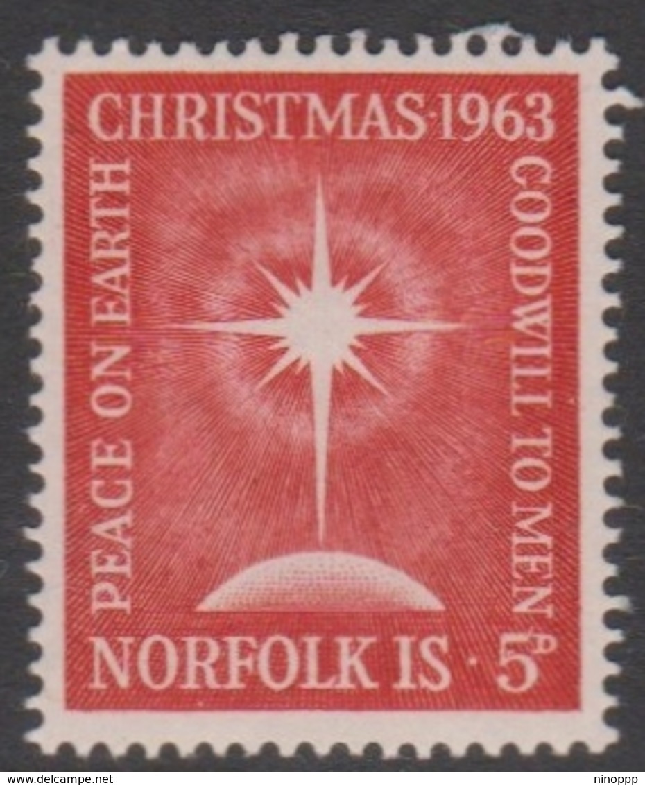 Norfolk Island ASC 52 1963 Christmas, Mint Hinged - Norfolk Island