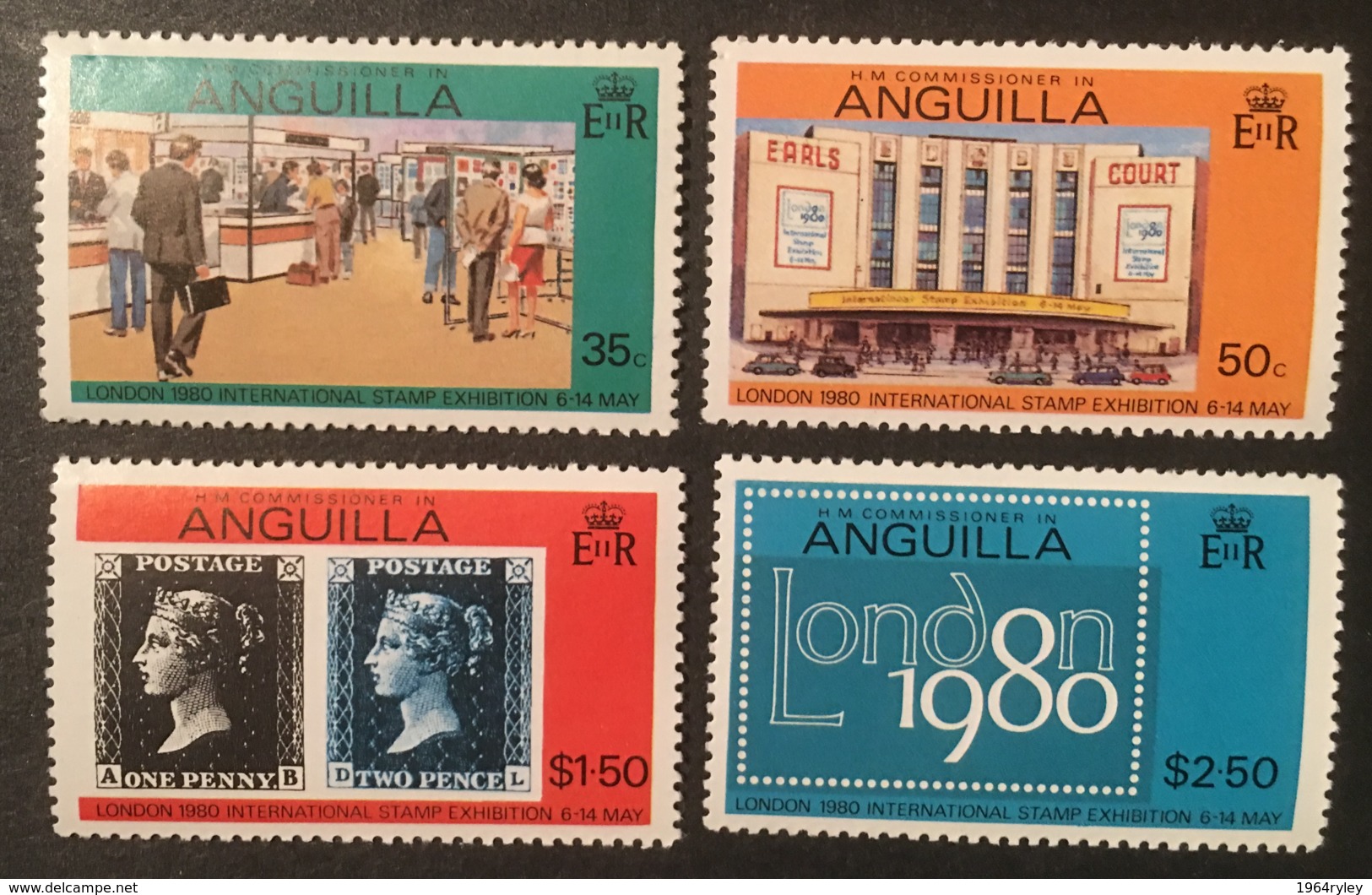 ANGUILLA - MNH** - 1980 - # 371/374 - Anguilla (1968-...)