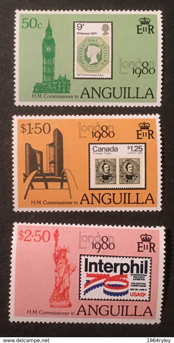 ANGUILLA - MNH** - 1980 - # 391/393 - Anguilla (1968-...)