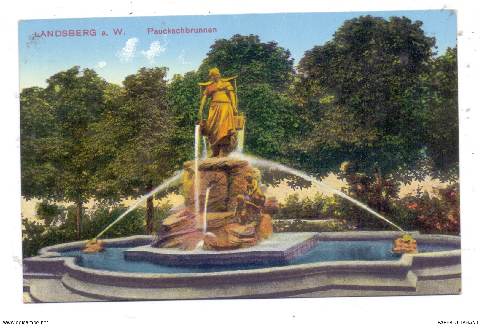 NEUMARK - LANDSBERG / Warthe - GORZOW WIELKOPOLSKI, Pauckschbrunnen - Neumark