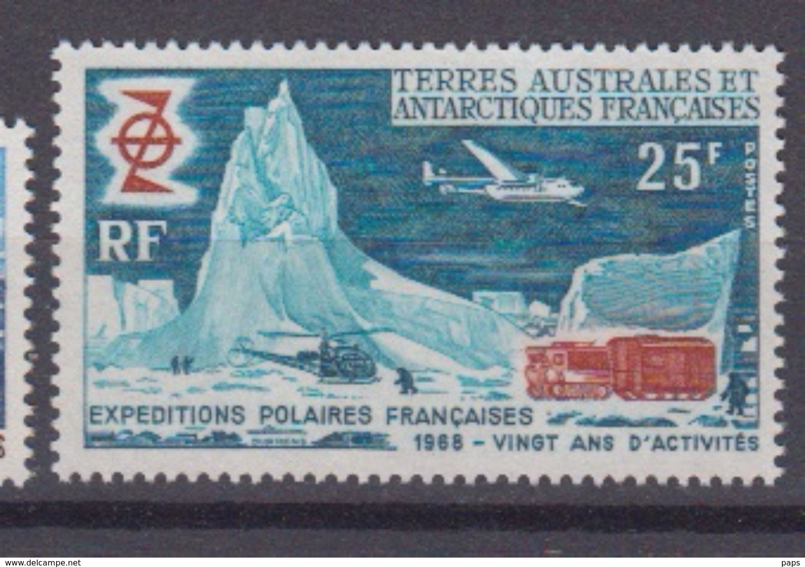 TAAF-1957.N°31** EXPEDITIONS POLAIRES - Ongebruikt