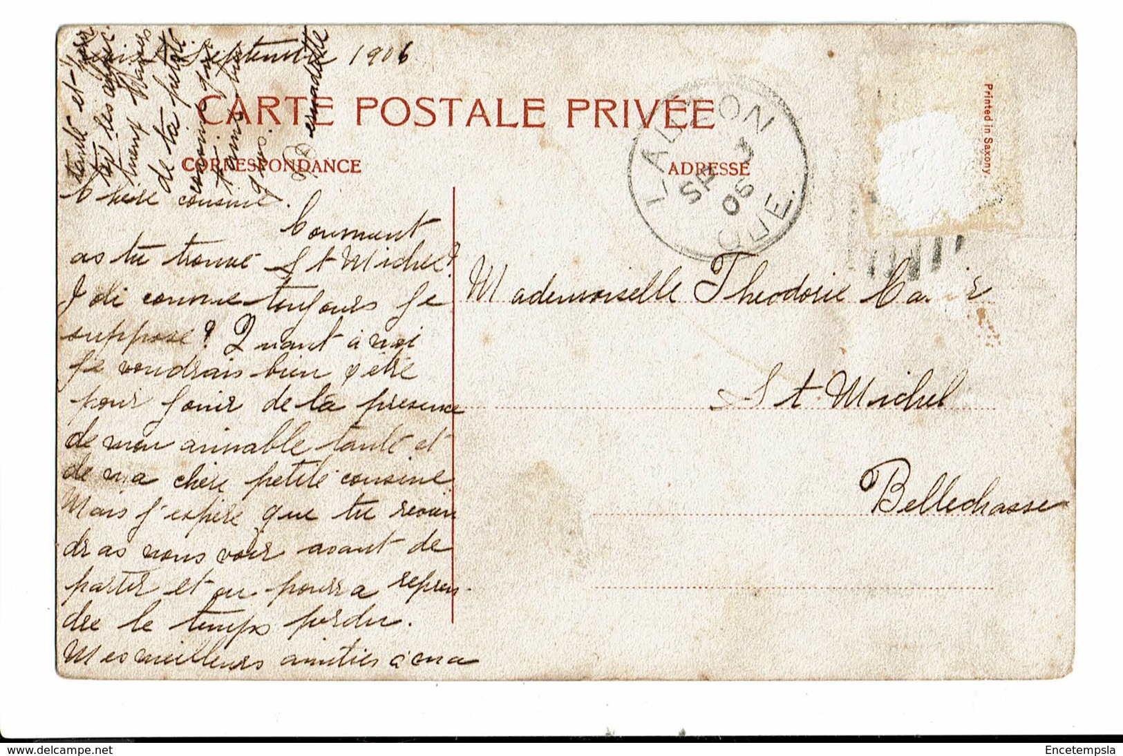 CPA - Carte Postale - Canada - Rivière  Saguenay - 1905 - VM839 - Saguenay