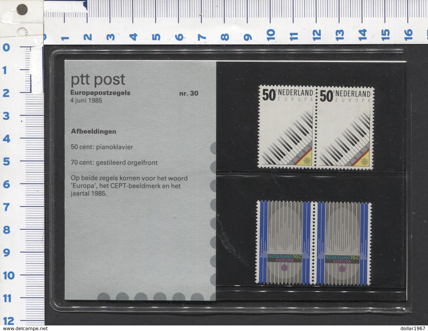 PTT Post , Europapostzegels -4-6-1985 - Mapje 30 - NOT Used - See The 2 Scans For Condition( Originaal) - Unused Stamps