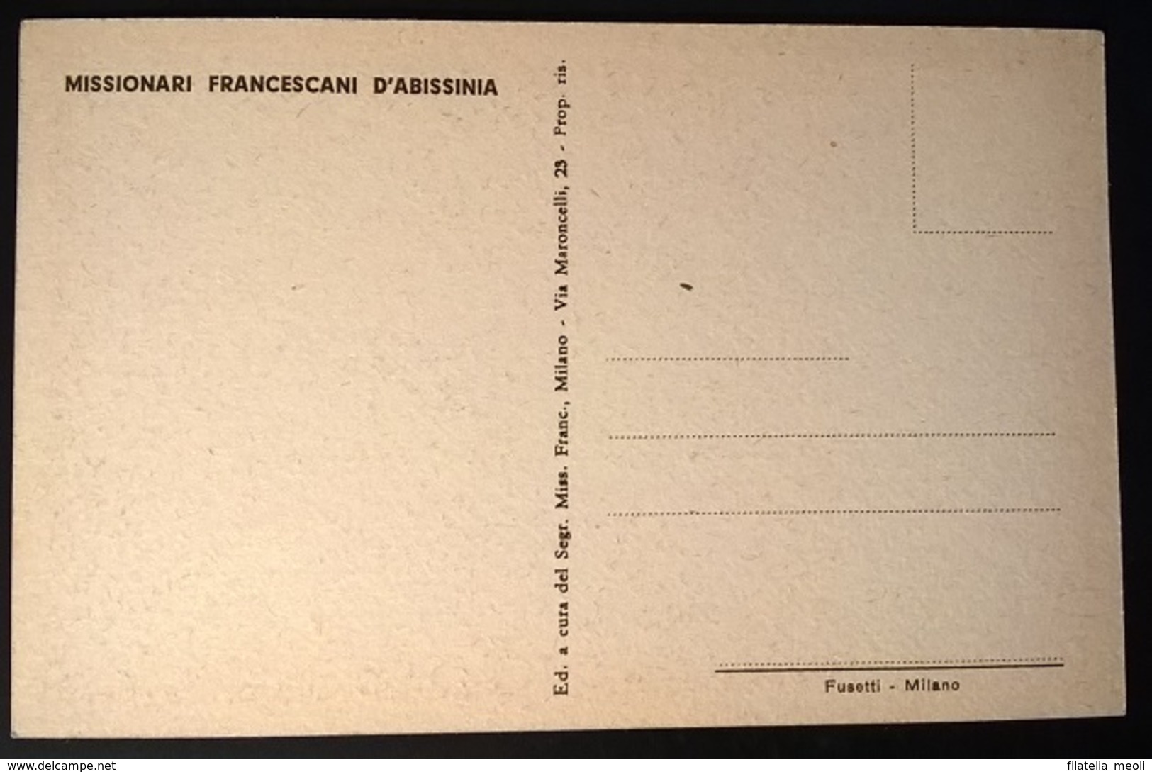 FRANCESCANI IN ABISSINIA P. LIBERATO WEISS - Missions