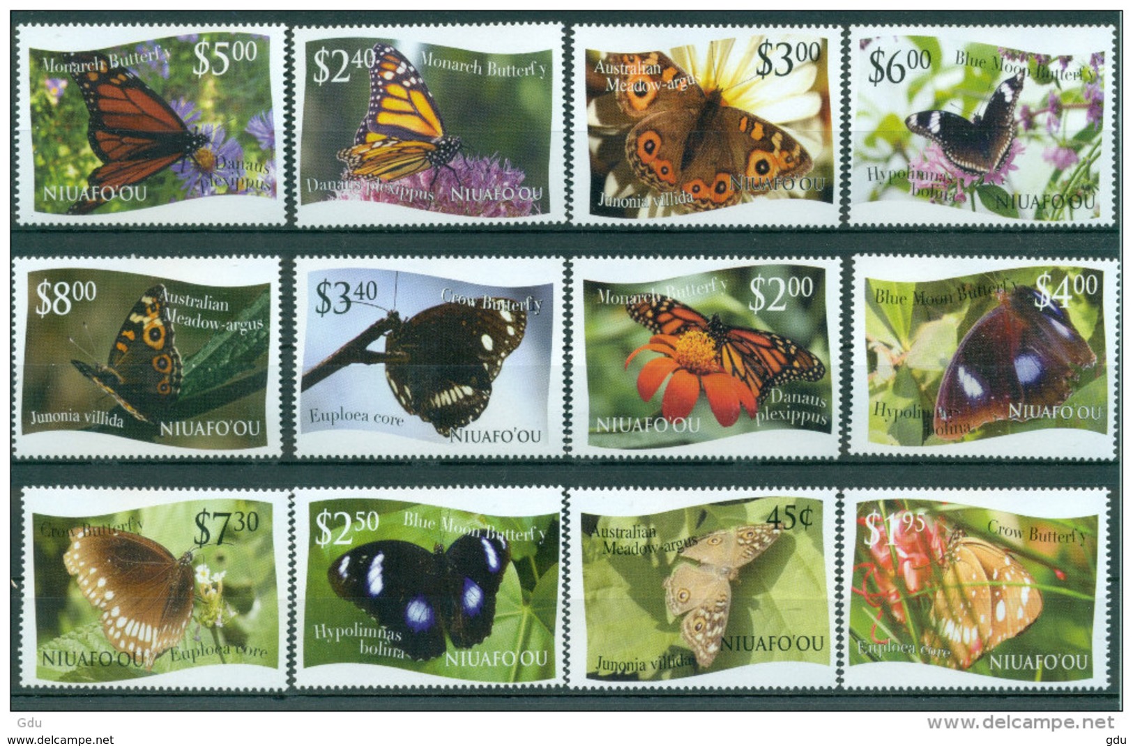 Niuafo'ou 2012  Bords Blancs / White Margins -  Mnh*** - Papillons