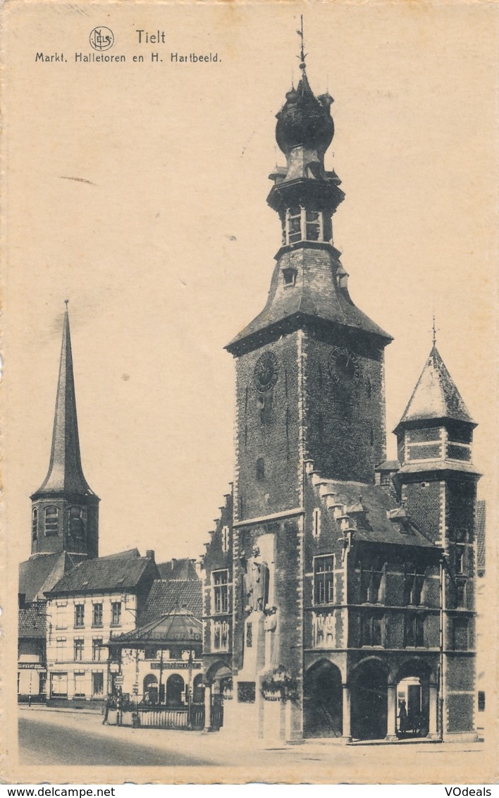 CPA - Belgique - Tielt - Markt - Halletoren - Tielt