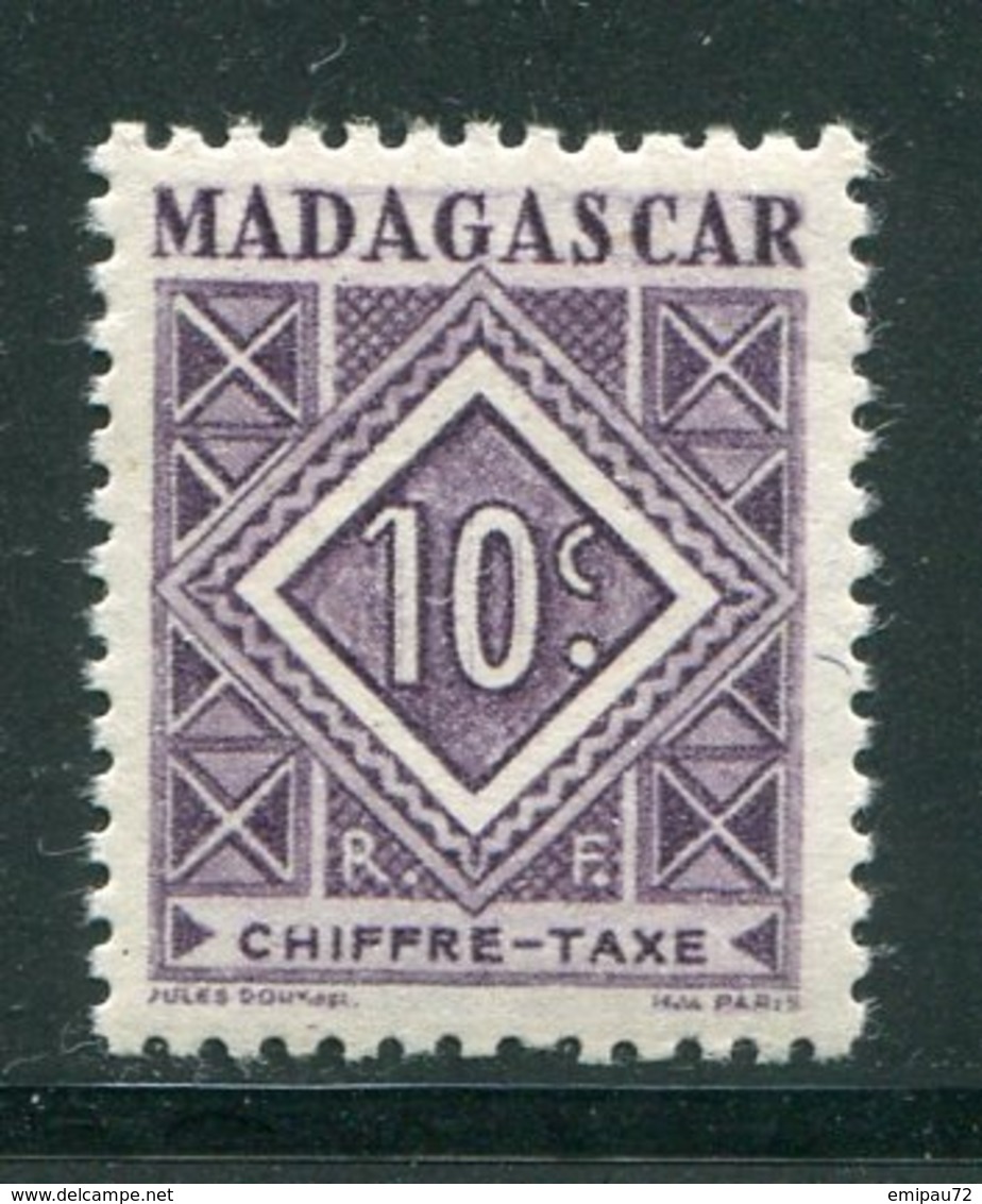 MADAGASCAR- Taxe Y&T N°31- Neuf Sans Charnière ** - Impuestos