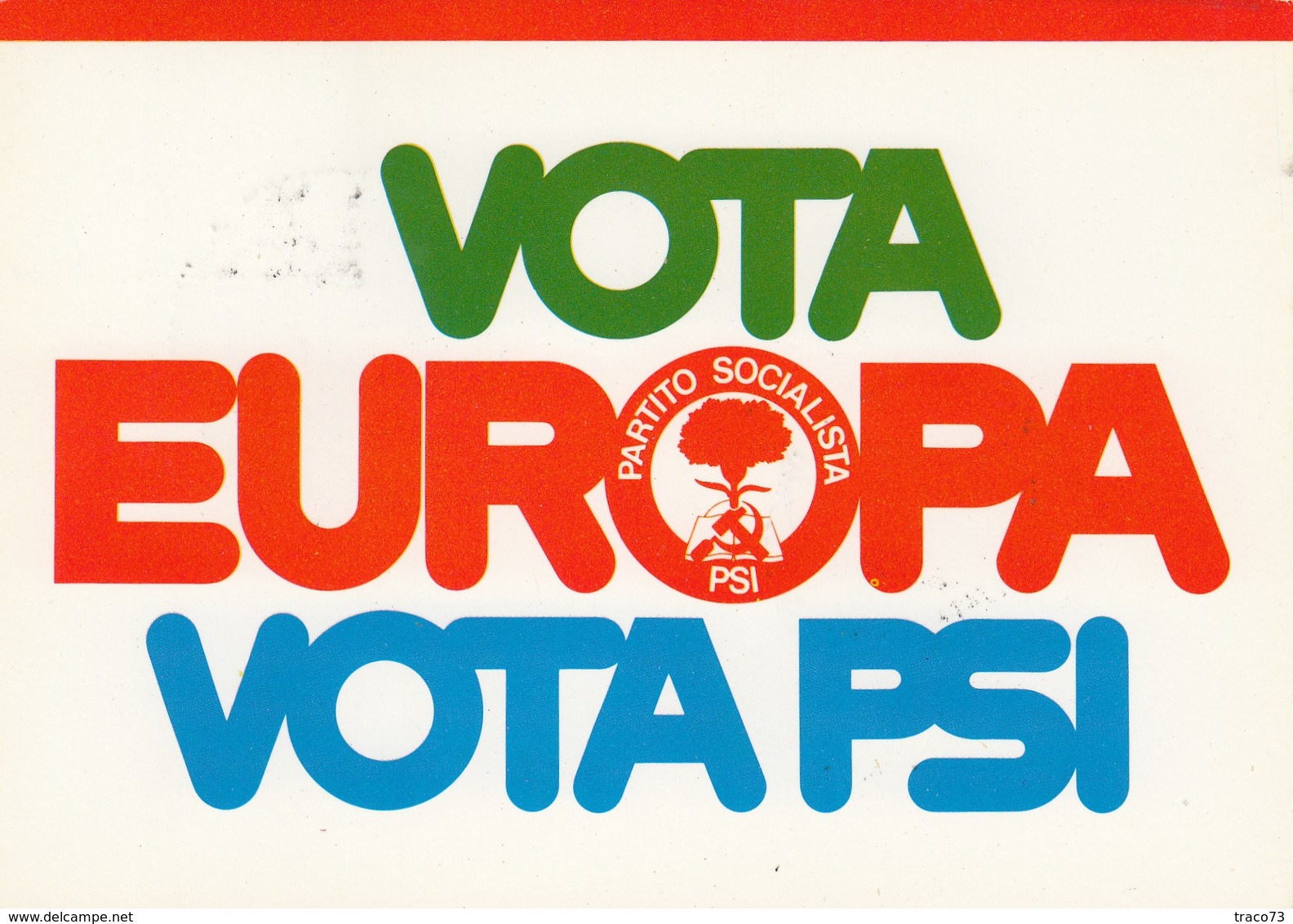 PARTITO SOCIALISTA (PSI)  /  FINALE A COPPIE CAMPIONATO DEL MONDO SPEEDWAY _ Viaggiata - Political Parties & Elections