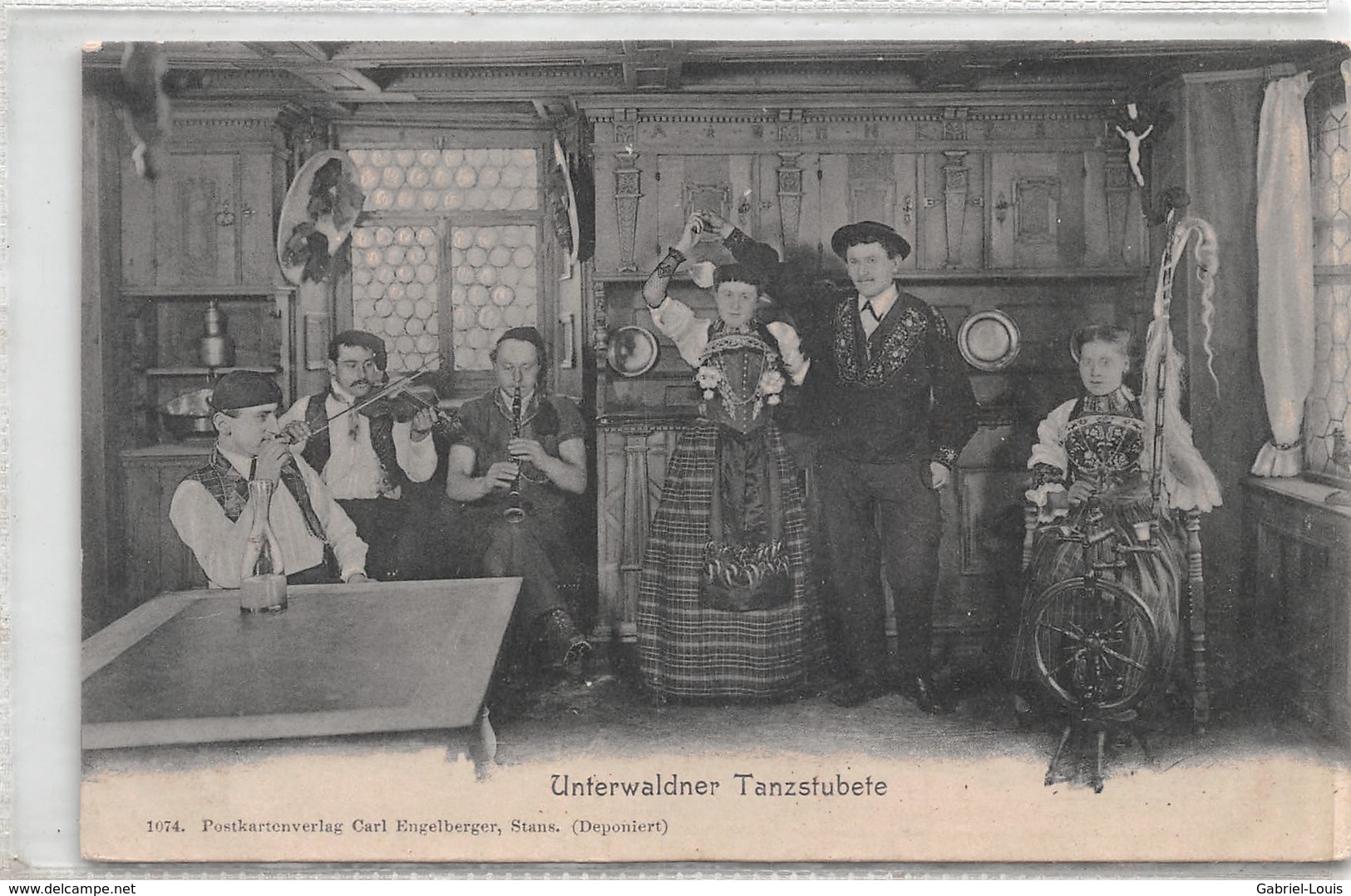 Unterwald Tanzstubete - Nidwald - Obwald - Orchester -  Tanz -  Spinnrad - Tracht - Other & Unclassified