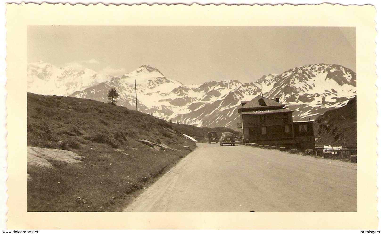 SUISSE -  ( Valais ) Au Col Du Simplon ( Photo: Format 12 X 7.5 ) - Lieux