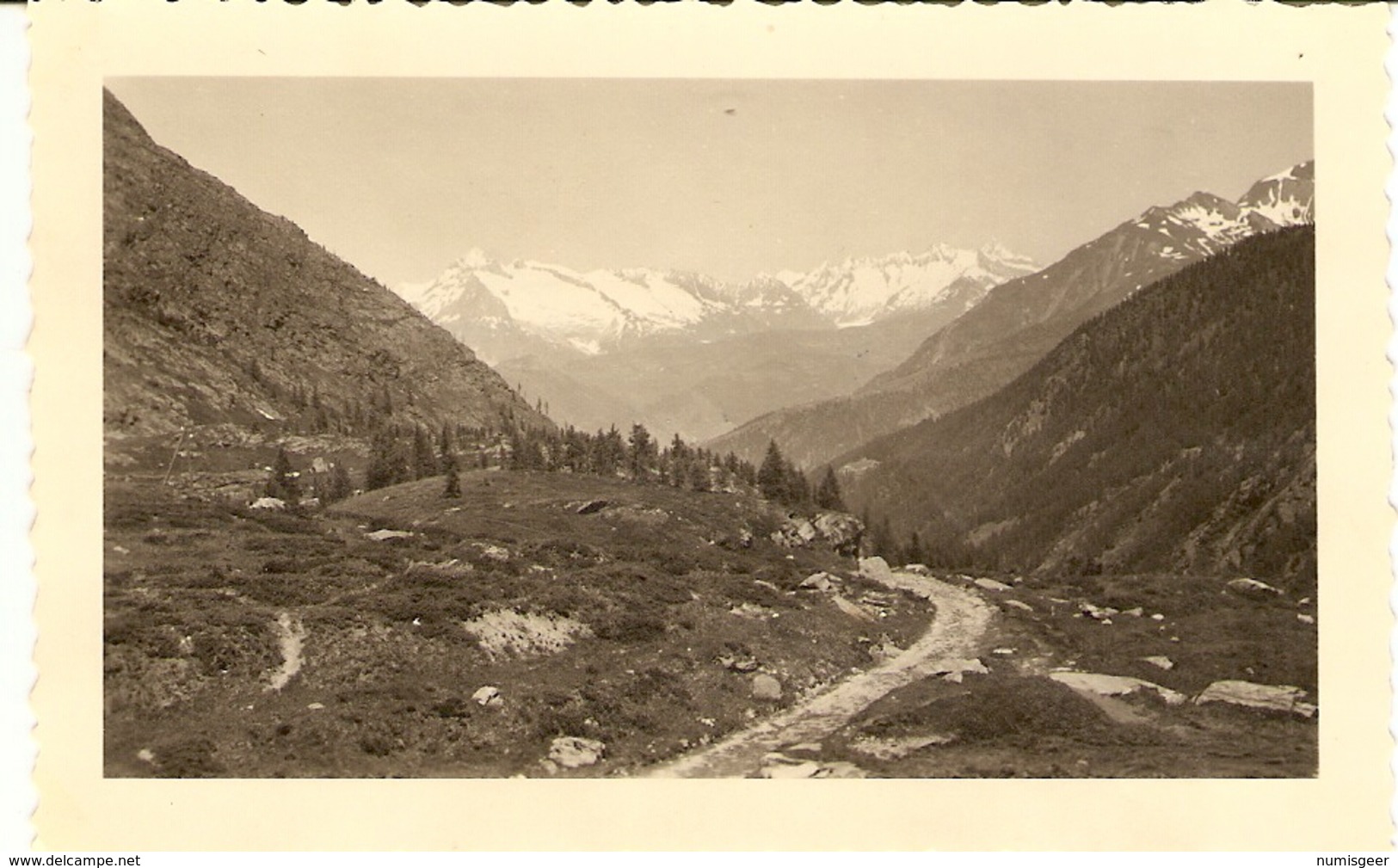 SUISSE -  ( Valais ) Route  Du Simplon ( Photo: Format 12 X 7.5 ) - Luoghi