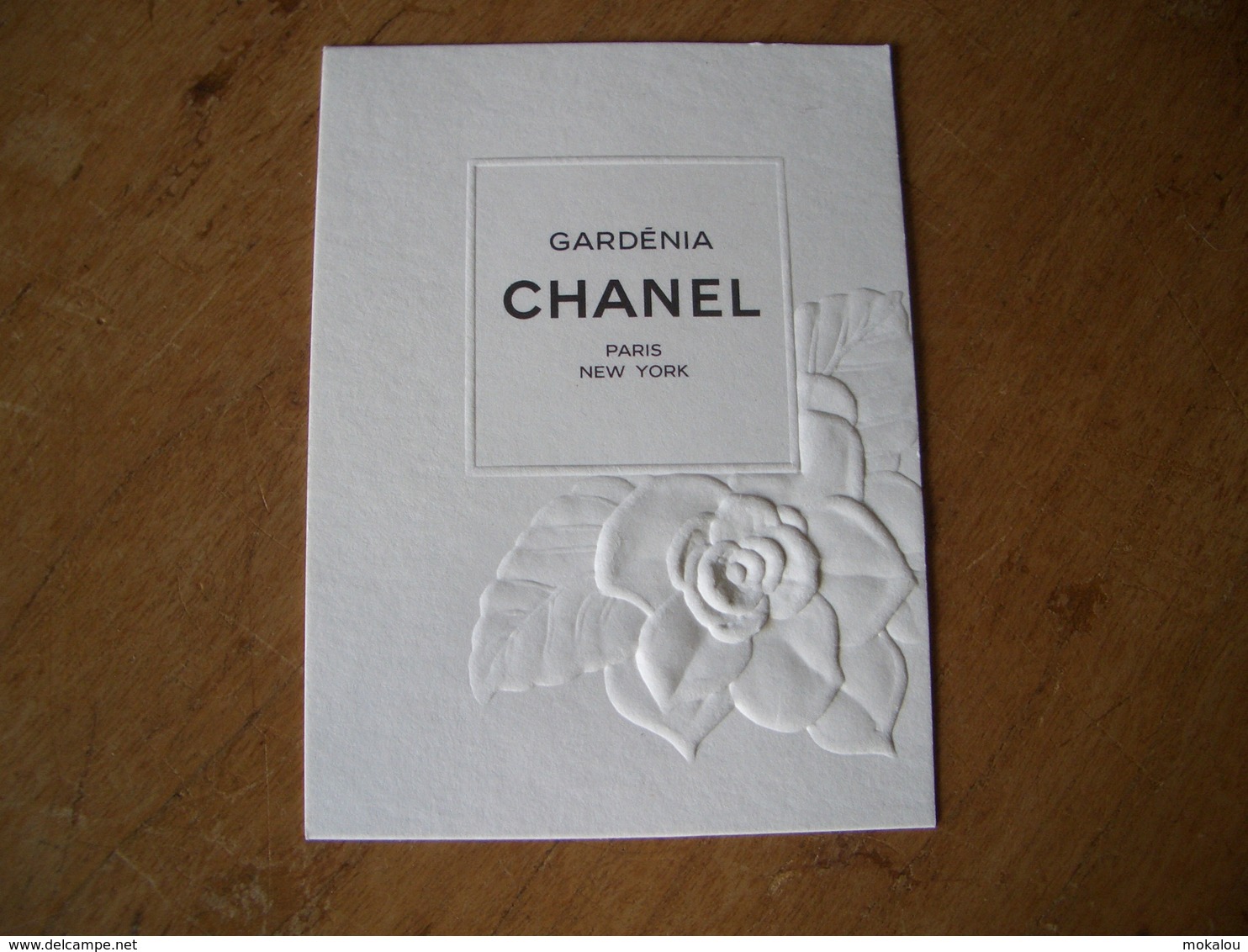 Carte Chanel Gardénia - Modernes (à Partir De 1961)