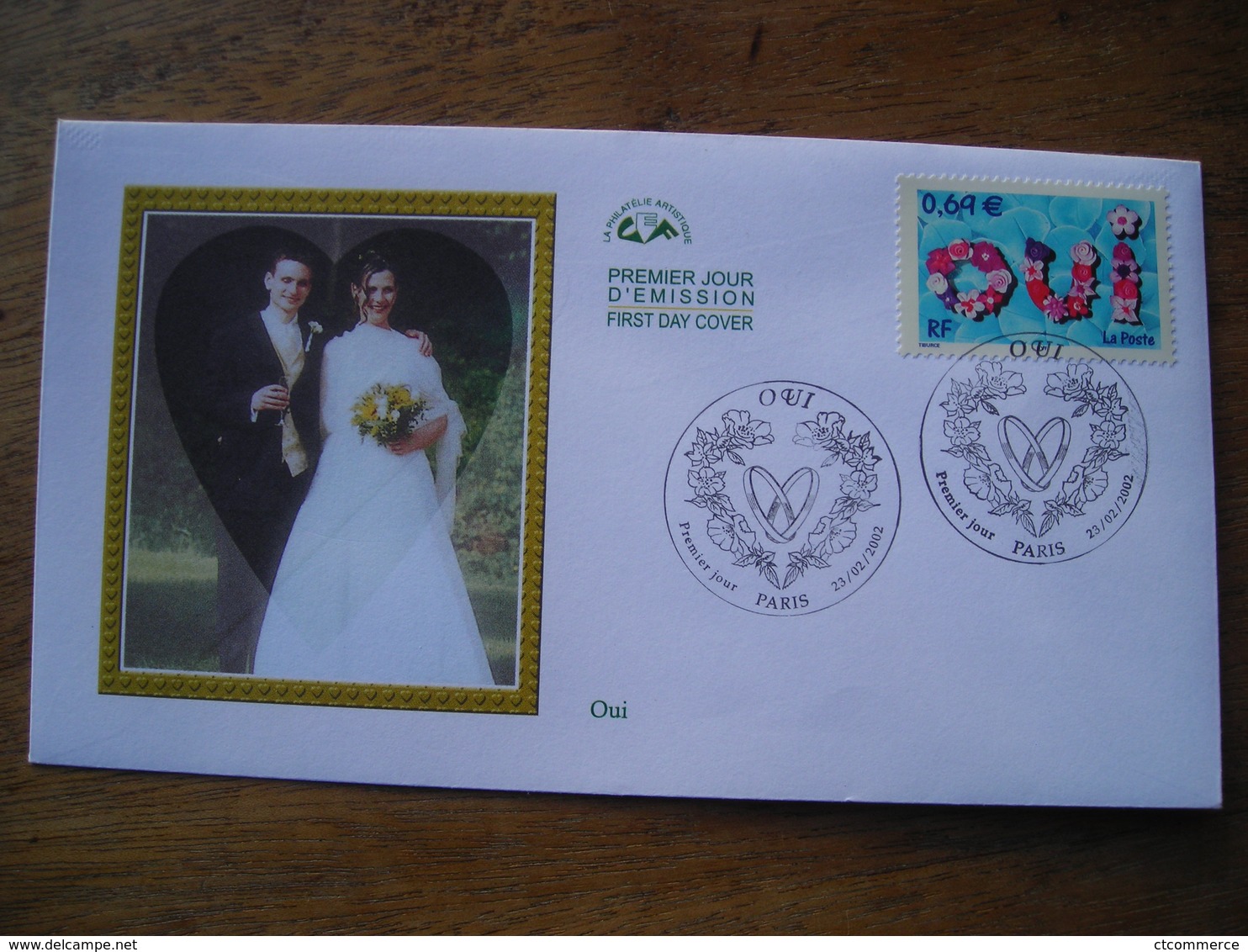 2002 Premier Jour FDC, Oui, Mariage - 2000-2009