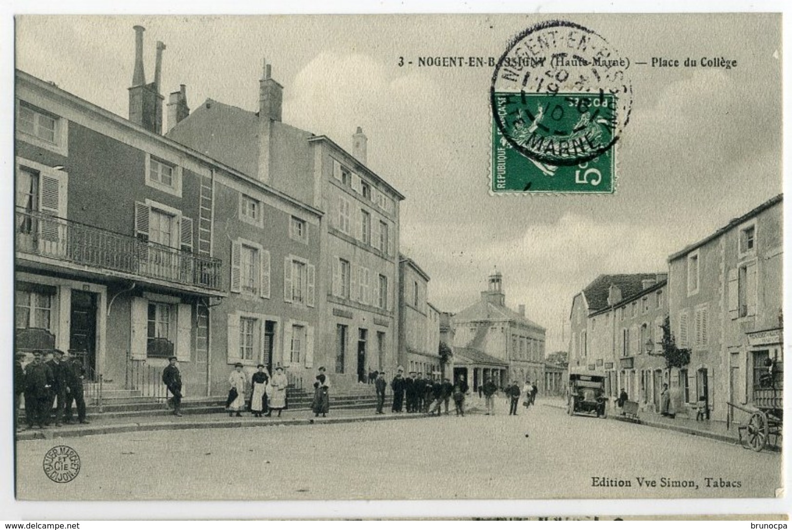 NOGENT Place Du Collège, Vve Simon 3 - Nogent-en-Bassigny