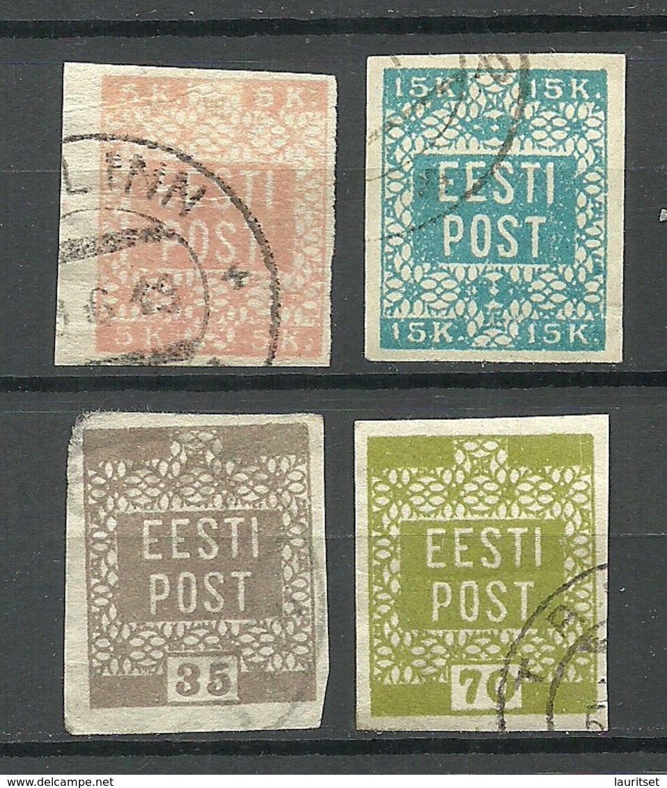 ESTLAND ESTONIA 1918/1919 Michel 1 - 4 O - Estonia