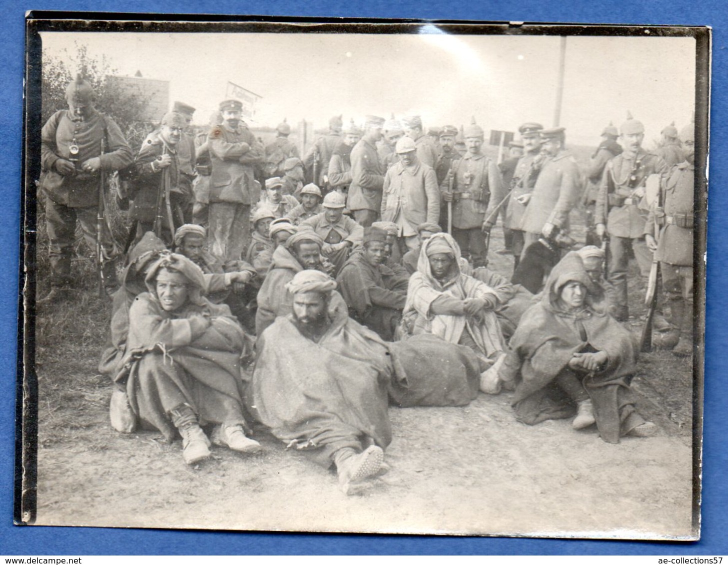 Photo  -Prisonniers De Soldats Des Colonies - War 1914-18