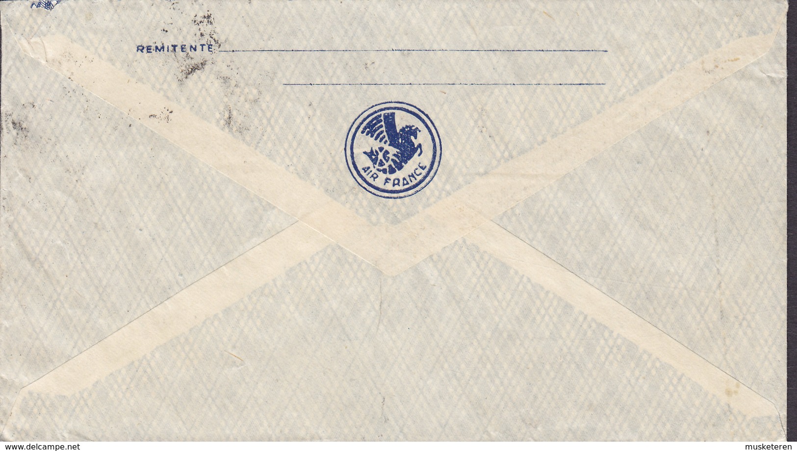 Argentina AIR FRANCE Via Aerea Por Avión 1937 Cover Letra ZÜRICH Suiza Suisse Switzerland (2 Scans) - Airmail