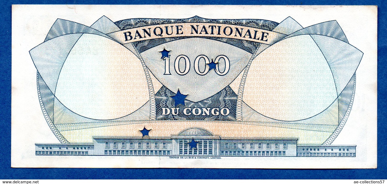 Congo  -  1000 Francs 1/8/1964 - Democratic Republic Of The Congo & Zaire