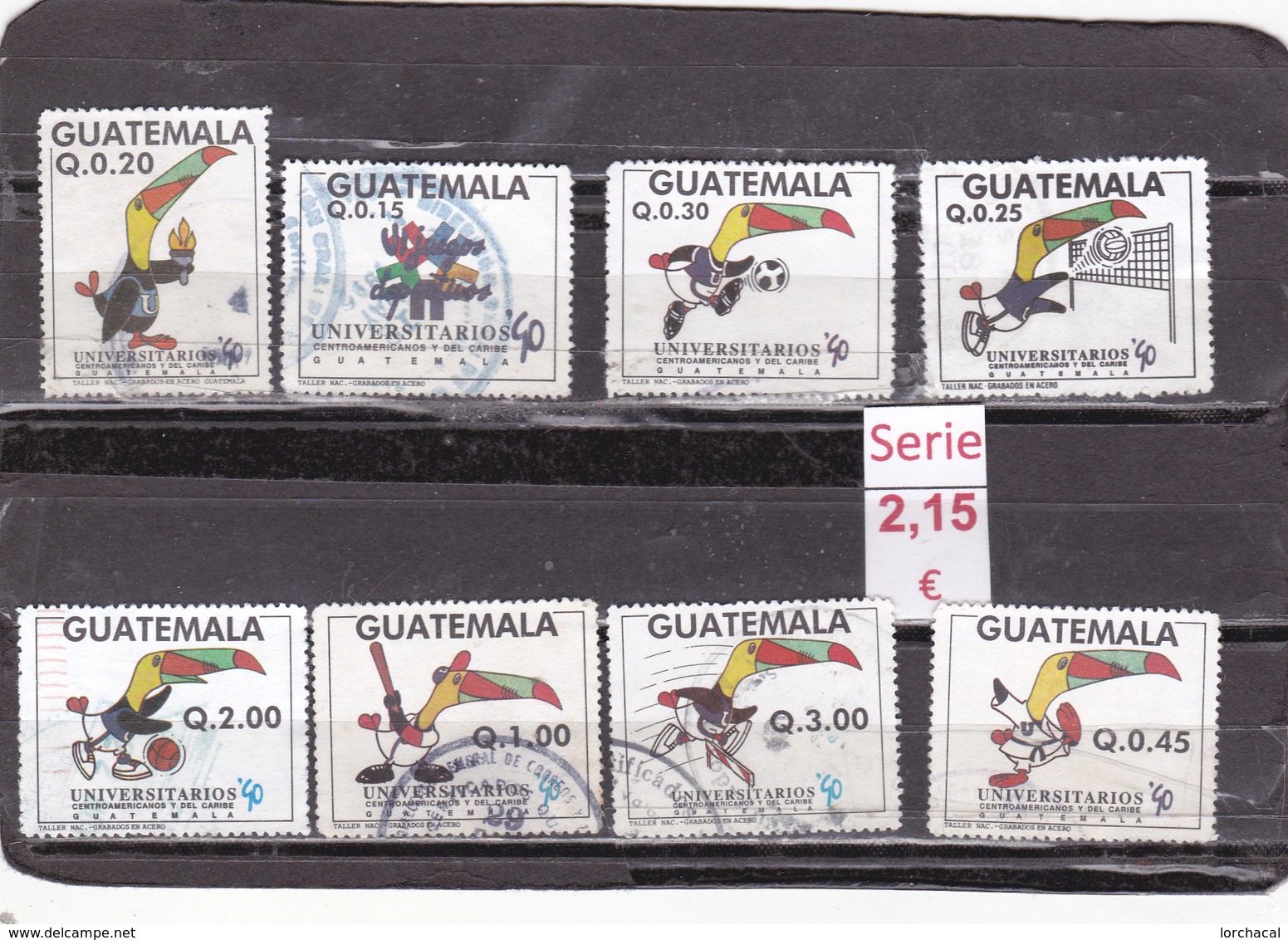 Guatemala  -  Lote  8  Sellos Diferentes     - 2/1038 - Guatemala