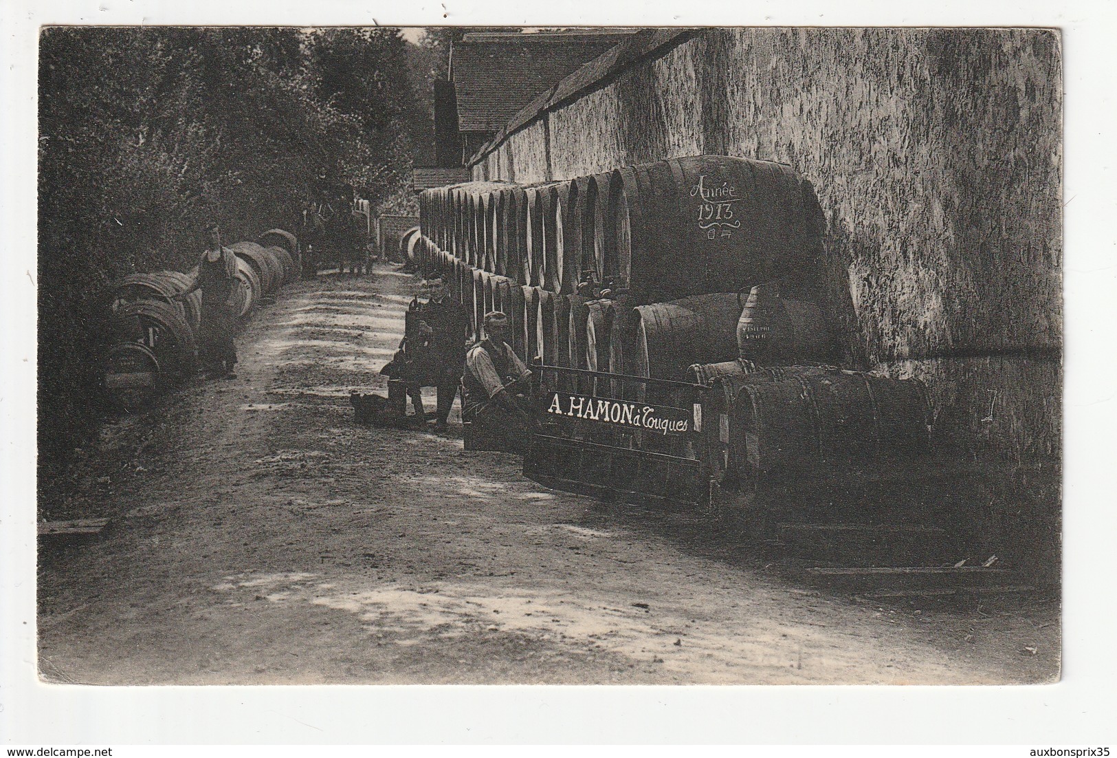 CARTE PHOTO - TOUQUES - NEGOCIANT EN VINS ET SPIRITUEUX - A. HAMON - 14 - - Andere & Zonder Classificatie