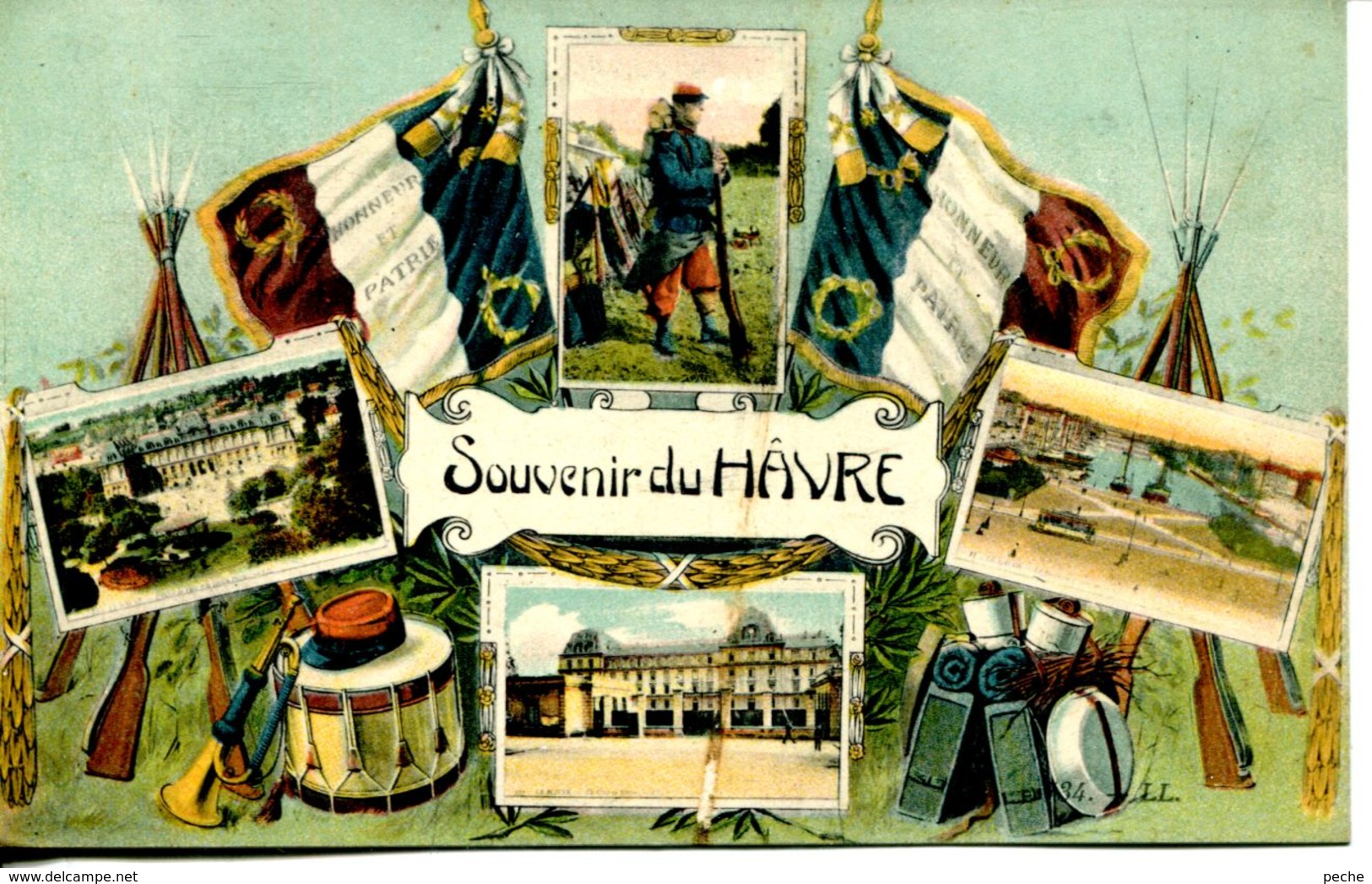 N°70806 -cpa Le Havre -souvenir Du Havre- - Non Classés