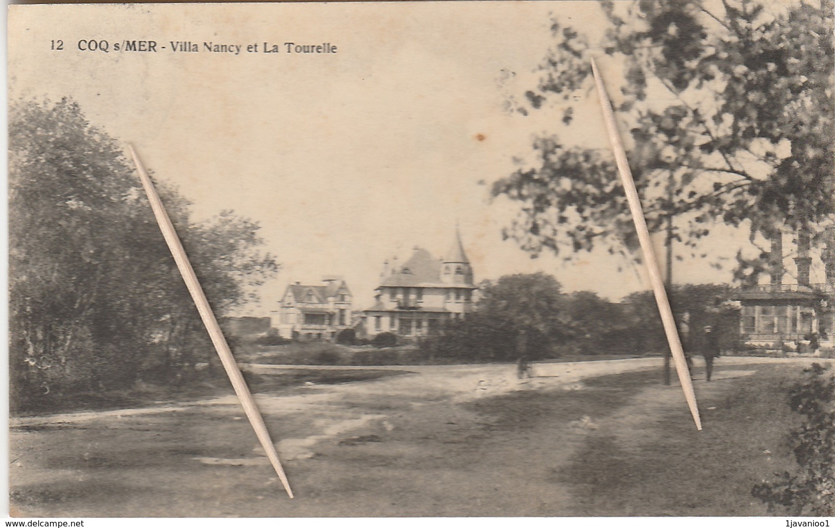 De Haan, Coq Sur Mer, Villa Nancy Et La Tourelle, 2 Scans - De Haan