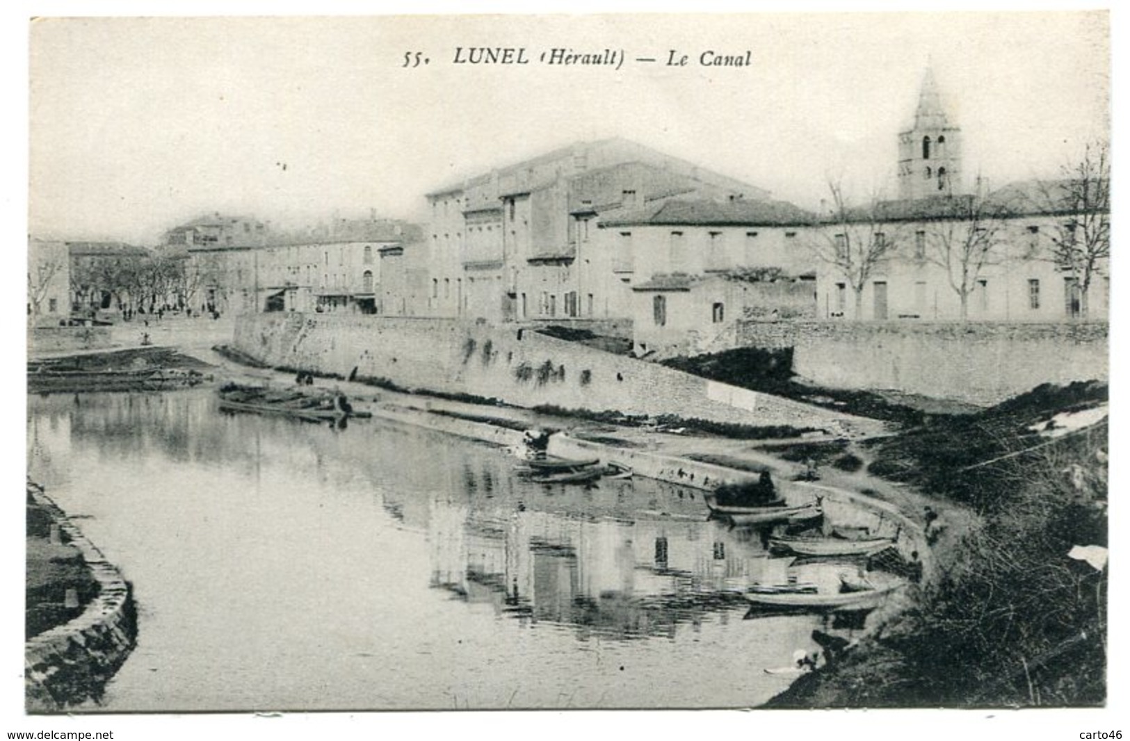 LUNEL - Le Canal -  Voir Scan - Lunel