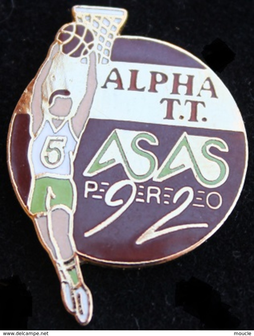 BAKETBALL - ALPHA T.T.- ASAS 92 - JOUEUR - BALLON - PANIER   -       (18) - Basketball