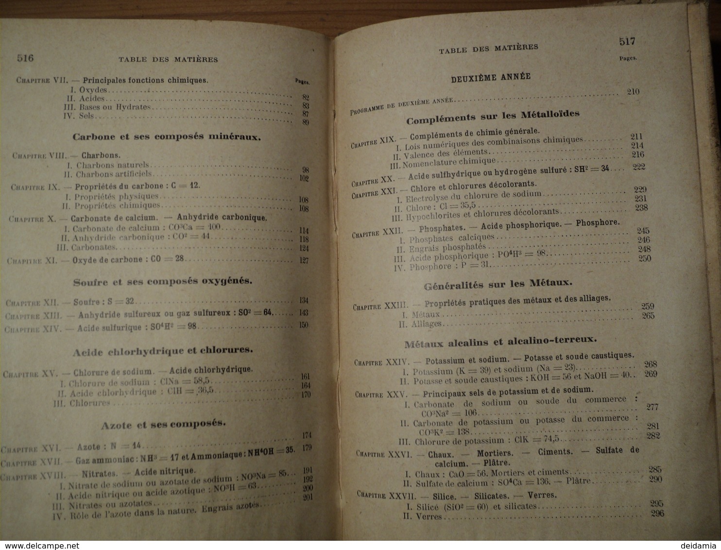 COURS DE CHIMIE. 1936. BREVET ELEMNTAIRE. LIBRAIRIE GENERALE - 18 Anni E Più