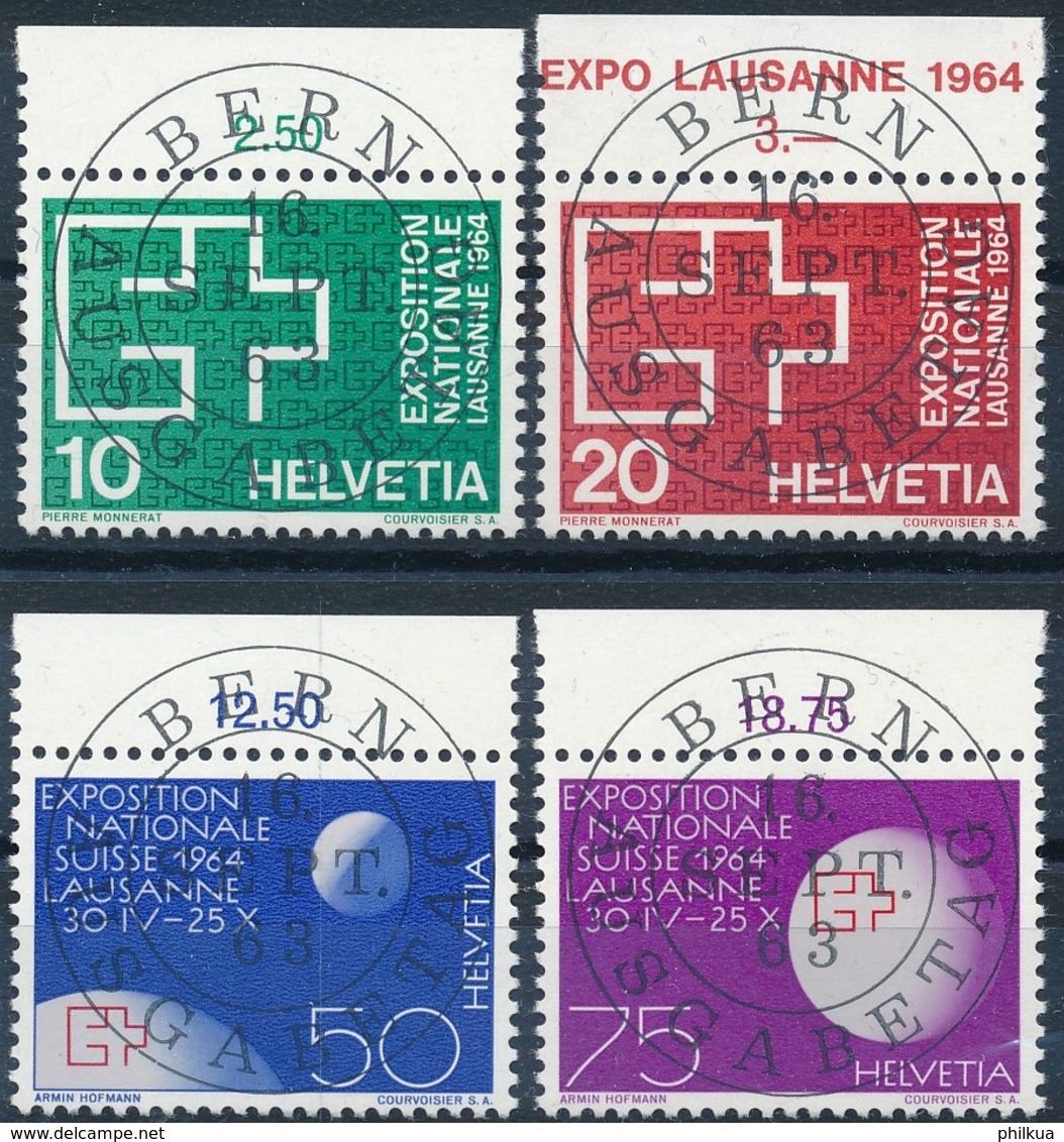 402-405 / 782-785 Serie Mit ET-Vollstempel Und Gummi - Oblitérés