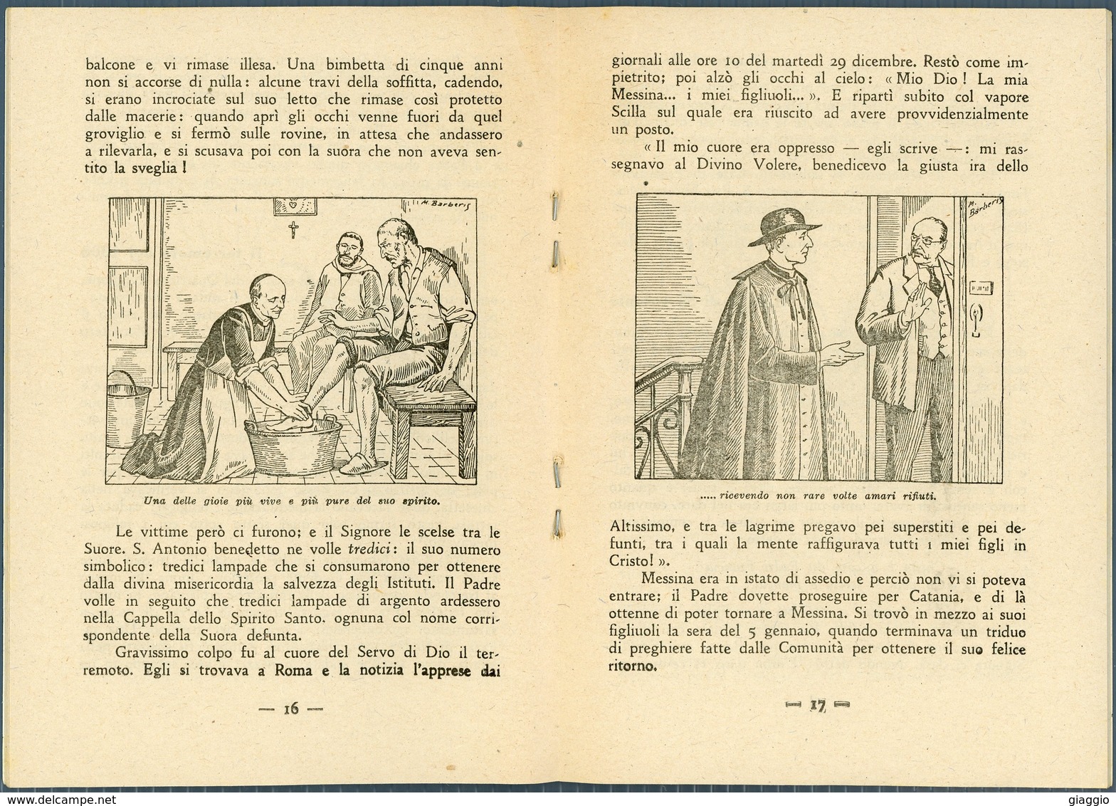 °°° Libretto N. 11 - Il Canonico Annibale M. Di Francia Pagine 32 °°° - Religion