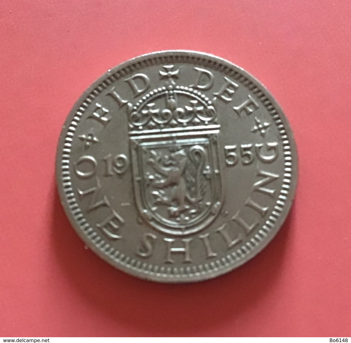 GRAN BRETAGNA  - 1955  Moneta 1 SHILLING  - Elisabetta II - Altri & Non Classificati