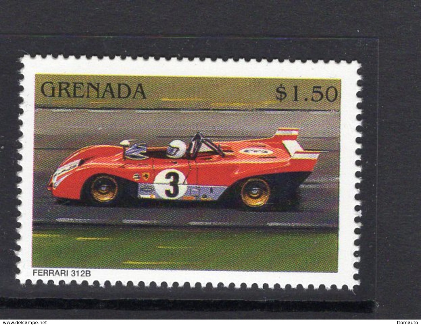 Ferrari Racing Cars  - Ferrari 312B  -  Grenada 1v Neuf/Mint/MNH - Automovilismo