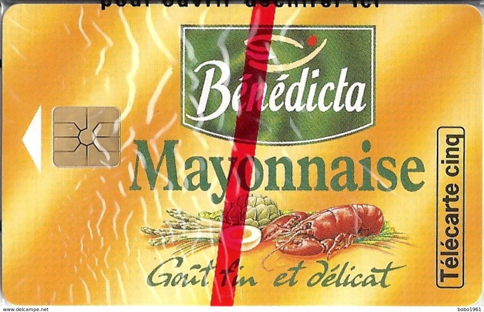 BENEDICTA MAYONNAISE - TELECARTE CINQ - Levensmiddelen