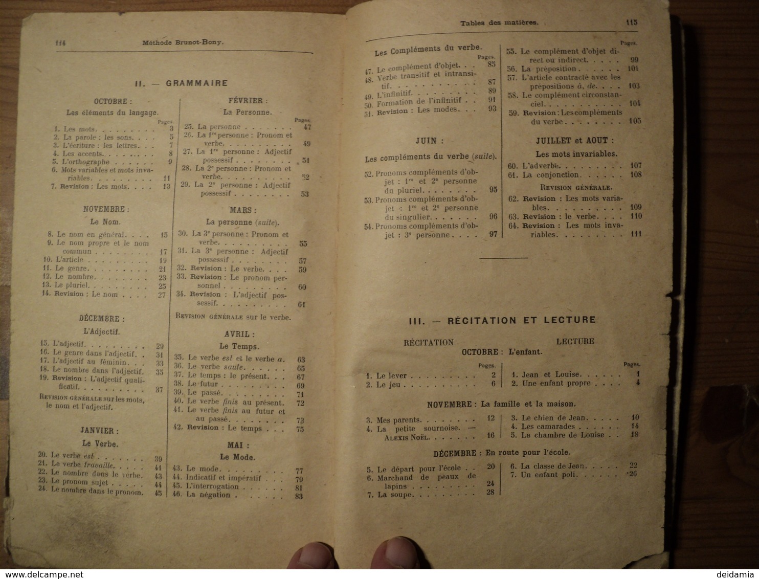 VIEUX MANUEL DE METHODE DE LANGUE FRANCAISE. 1918. ARMAND COLIN PAR BRUNOT PROFESSEUR D HISTOIRE DE LA LANGUE FRANCAISE - 18+ Jaar