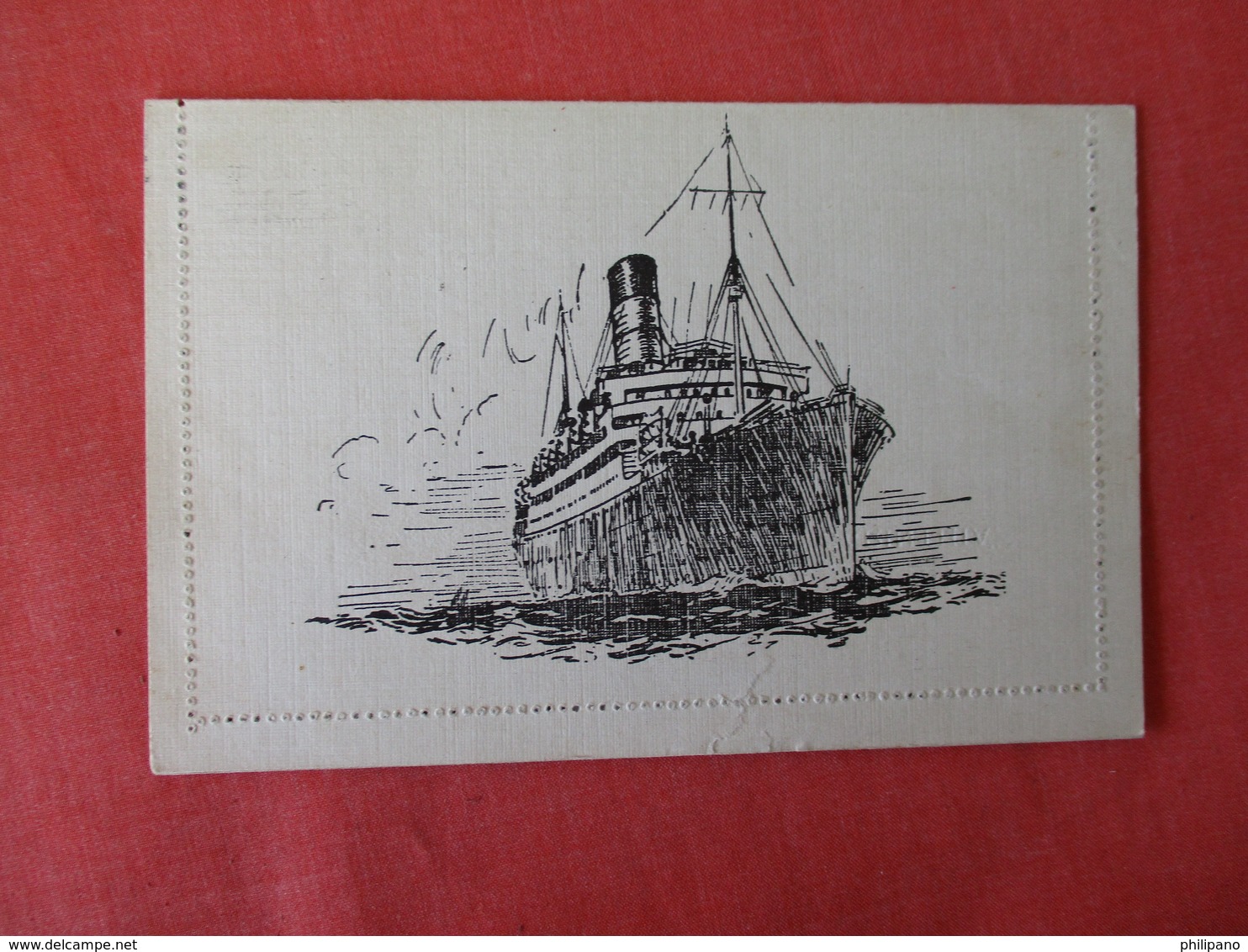 Paquebot Posted At Sea--   RMS Carinthia  Letter Card---    Ref 3180 - Paquebots