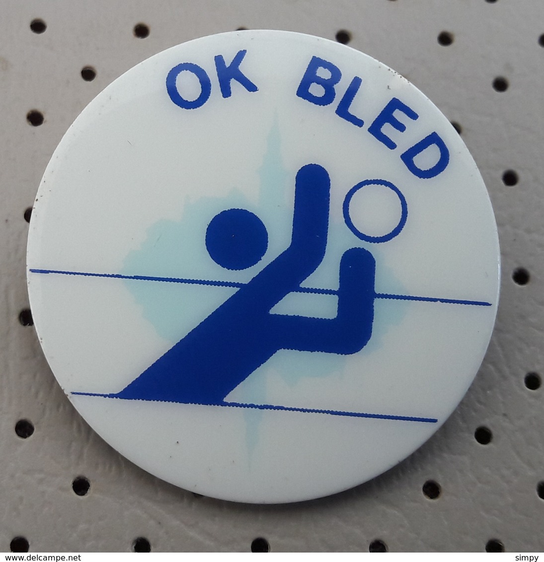 Volleyball Club OK BLED  Slovenia Pin Badge - Voleibol