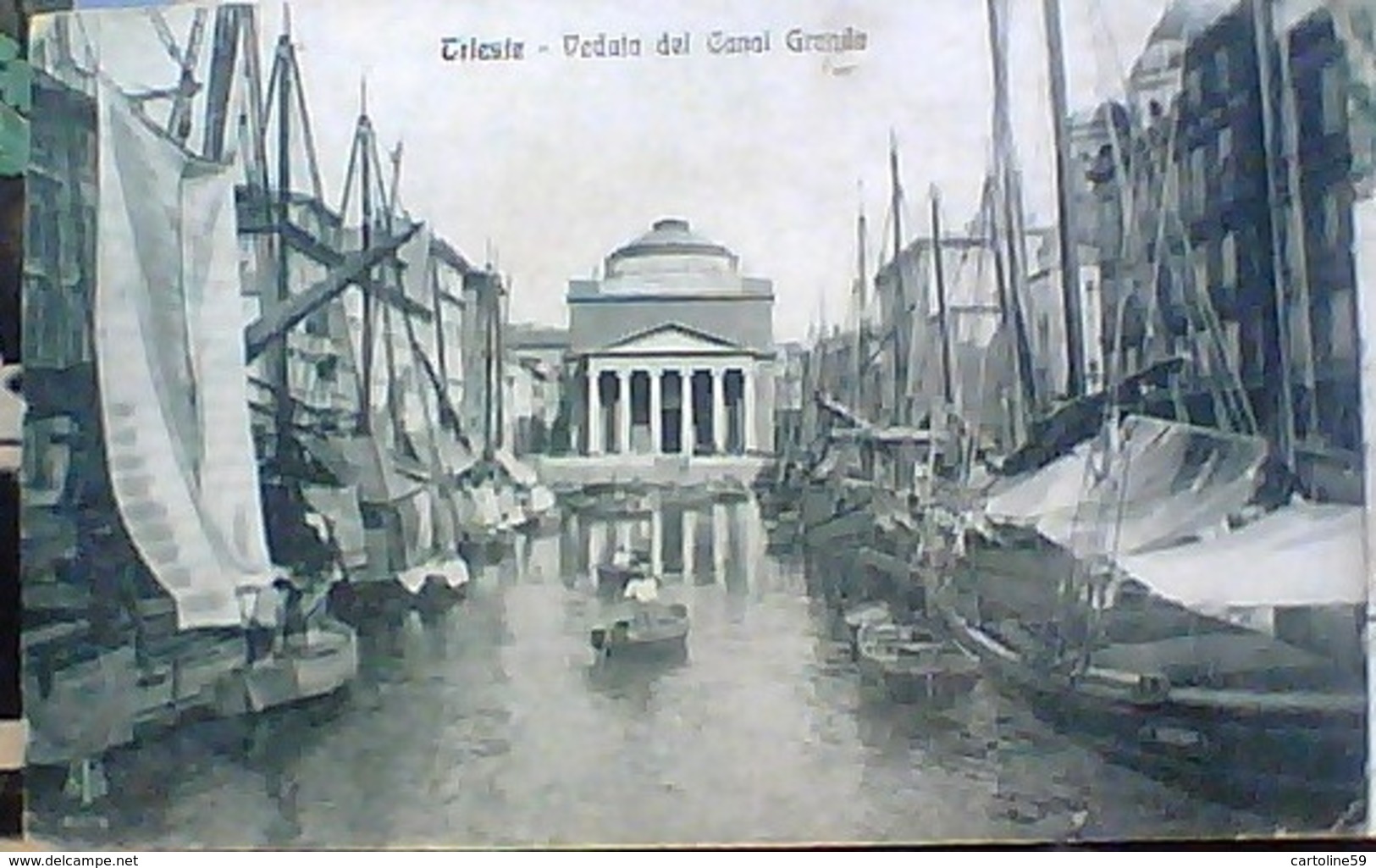 TRIESTE  CANAL  GRANDE  BARCHE VB1917 HA8068 - Trieste