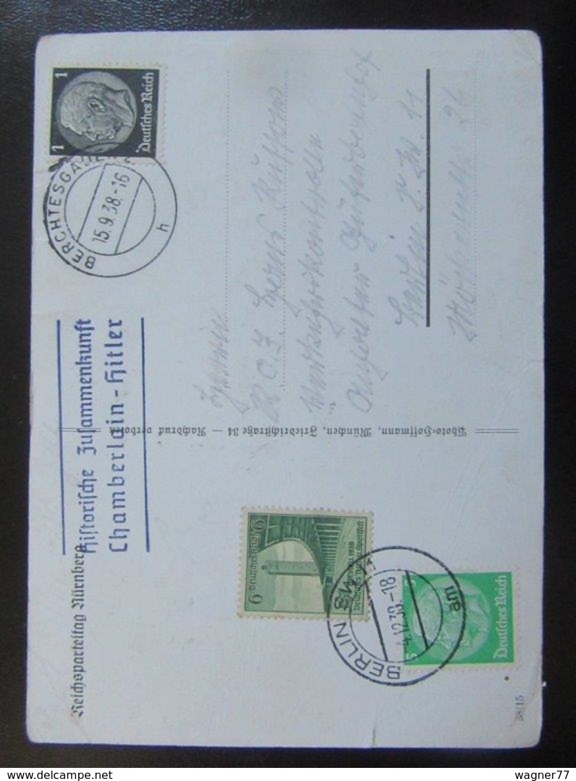 Postkarte - Propaganda - Reichsparteitag 1938 - Erhaltung II-III - Briefe U. Dokumente