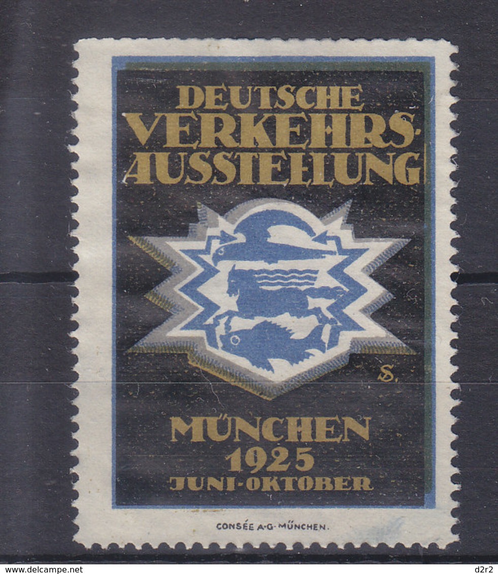 DEUTSCHE VERKEHRS AUSSTELUNG - MUNCHEN 1925 - SUPERBE - Erinnophilie