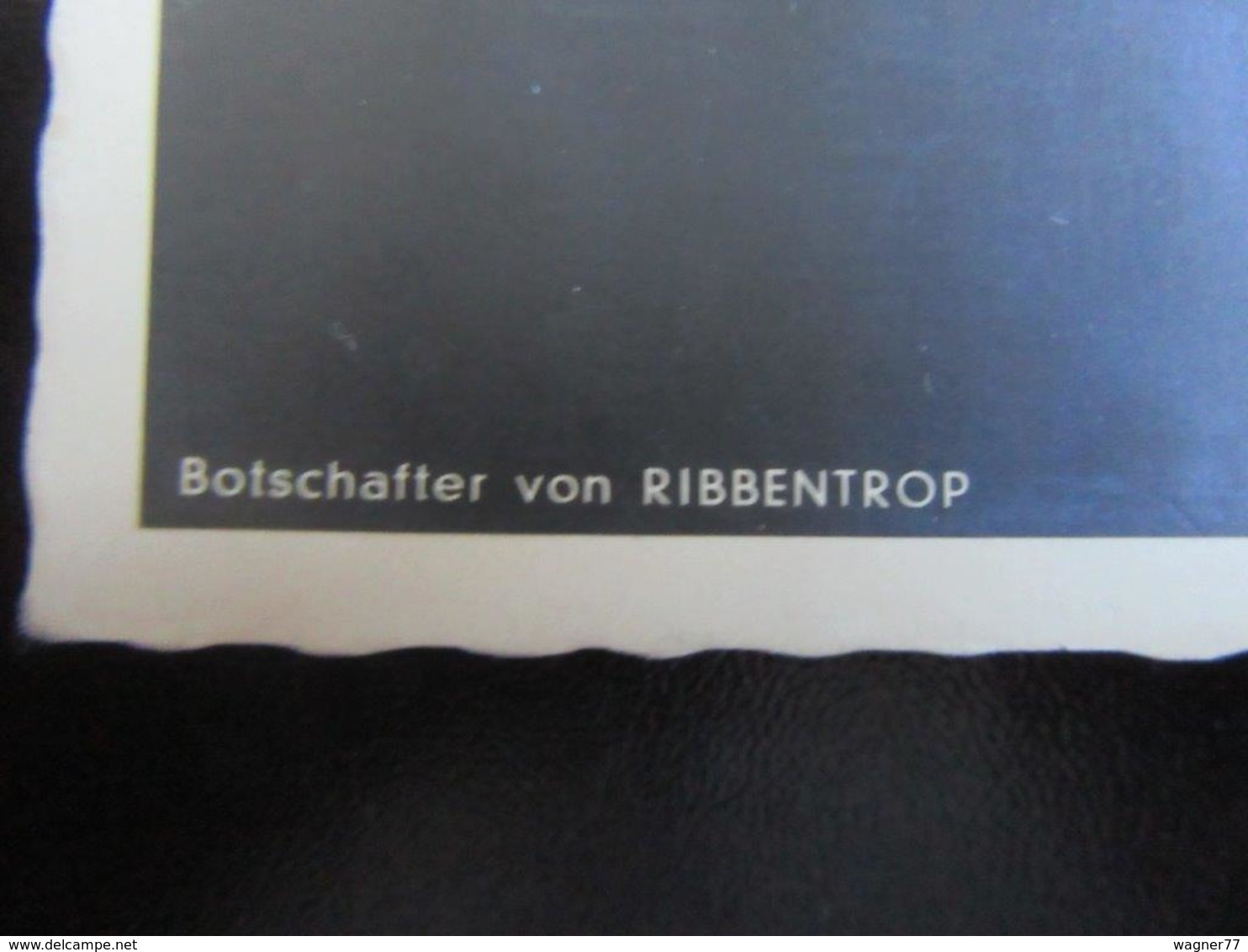 Postkarte - Propaganda - Botschafter (!) Von Ribbentrop - Erhaltung II - Briefe U. Dokumente