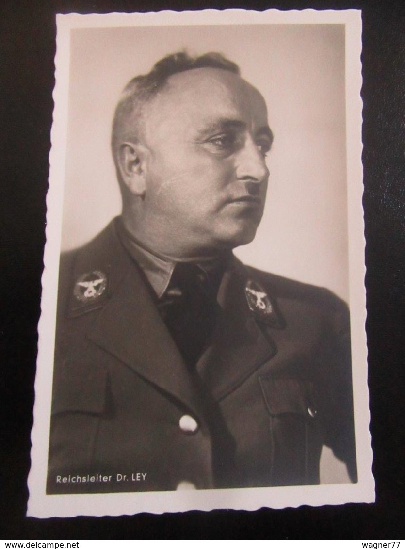 Postkarte - Propaganda - Robert Ley - Photo Hoffmann - Briefe U. Dokumente