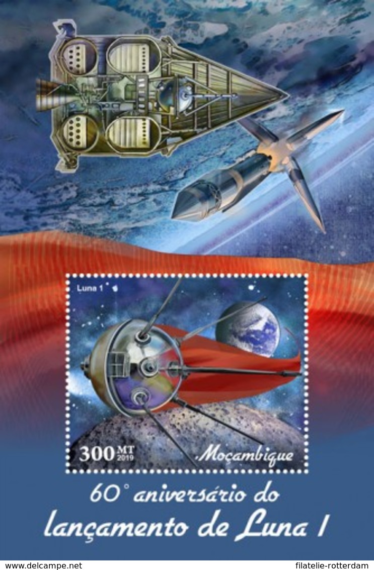 Mozambique - Postfris / MNH - Sheet Ruimteschip Luna 2019 - Mozambique