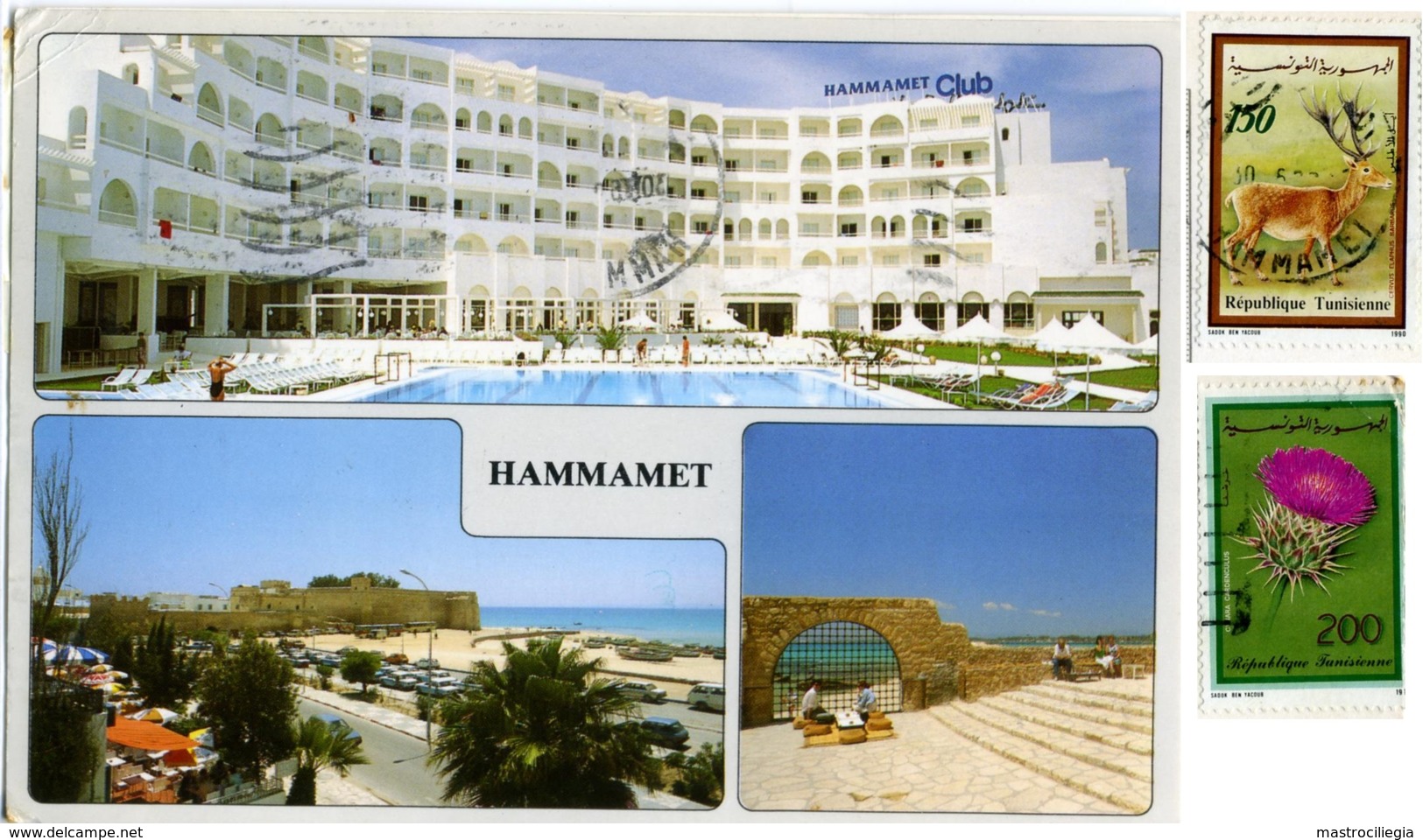 REP. TUNISIENNE  TUNISIA  HAMMAMET  Hammamet Club  Nice Stamps - Tunisia