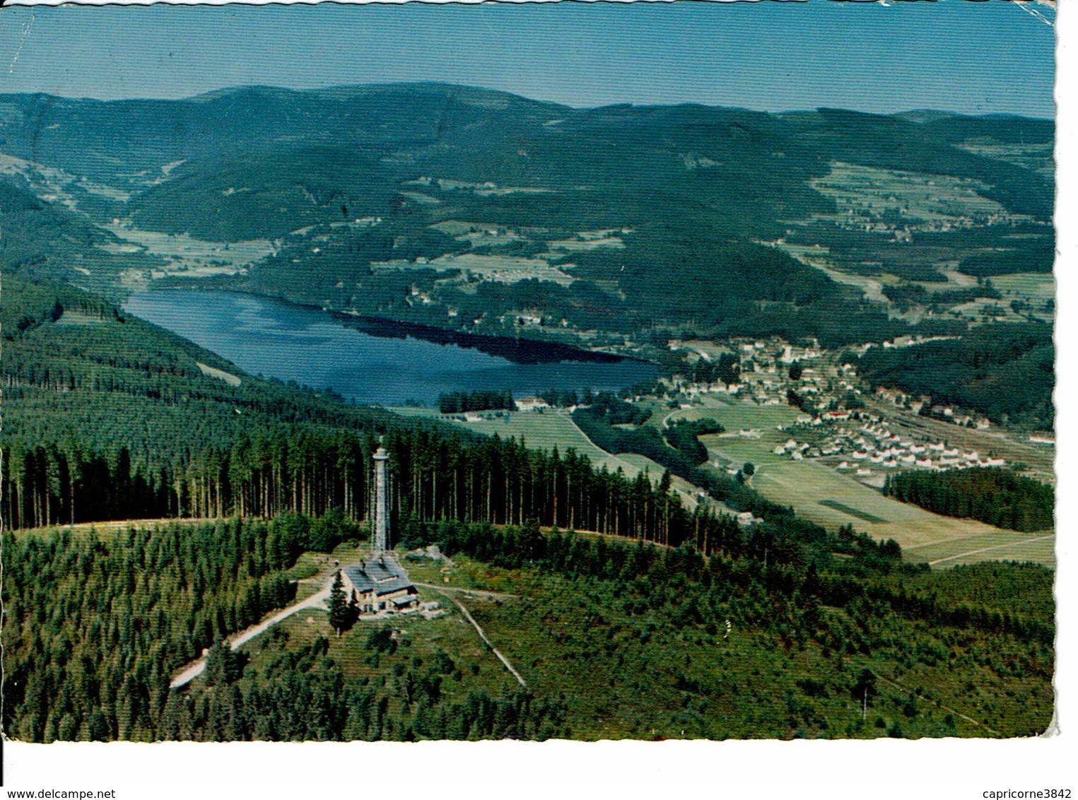 1964 - Carte Postale De TITISEE Pour La France - Tp Luther N° Yvert 224 - Maschinenstempel (EMA)