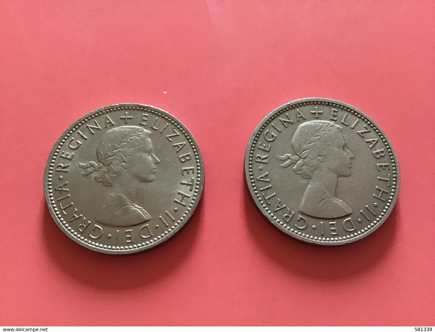 GRAN BRETAGNA  - 1963 E 1965 - 2 Monete Da 2 SHILLINGS - Elisabetta II - Altri & Non Classificati