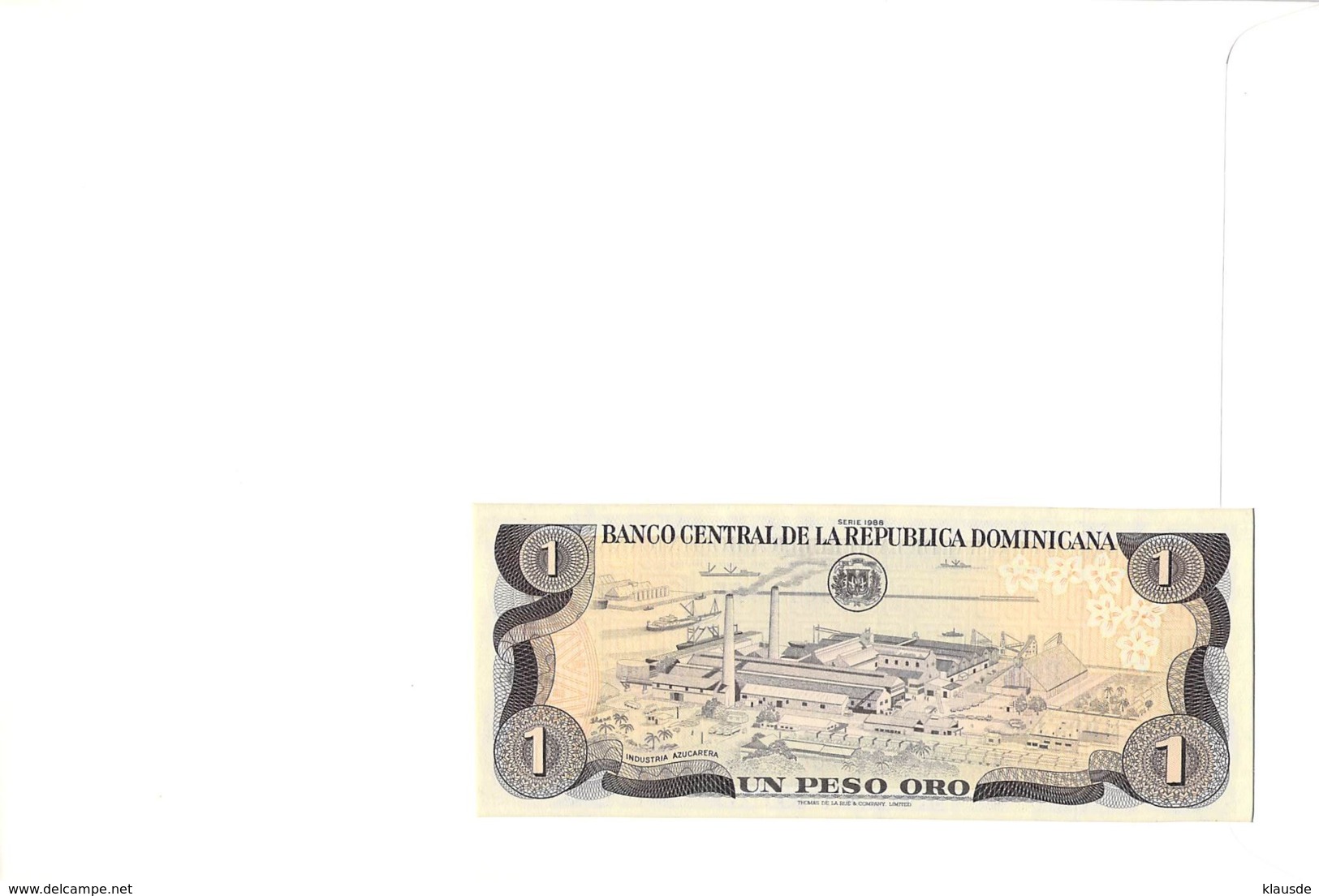 FDC Mit Geldschein 1 Peso Bankfrisch & Block Domininca - Dominikanische Rep.