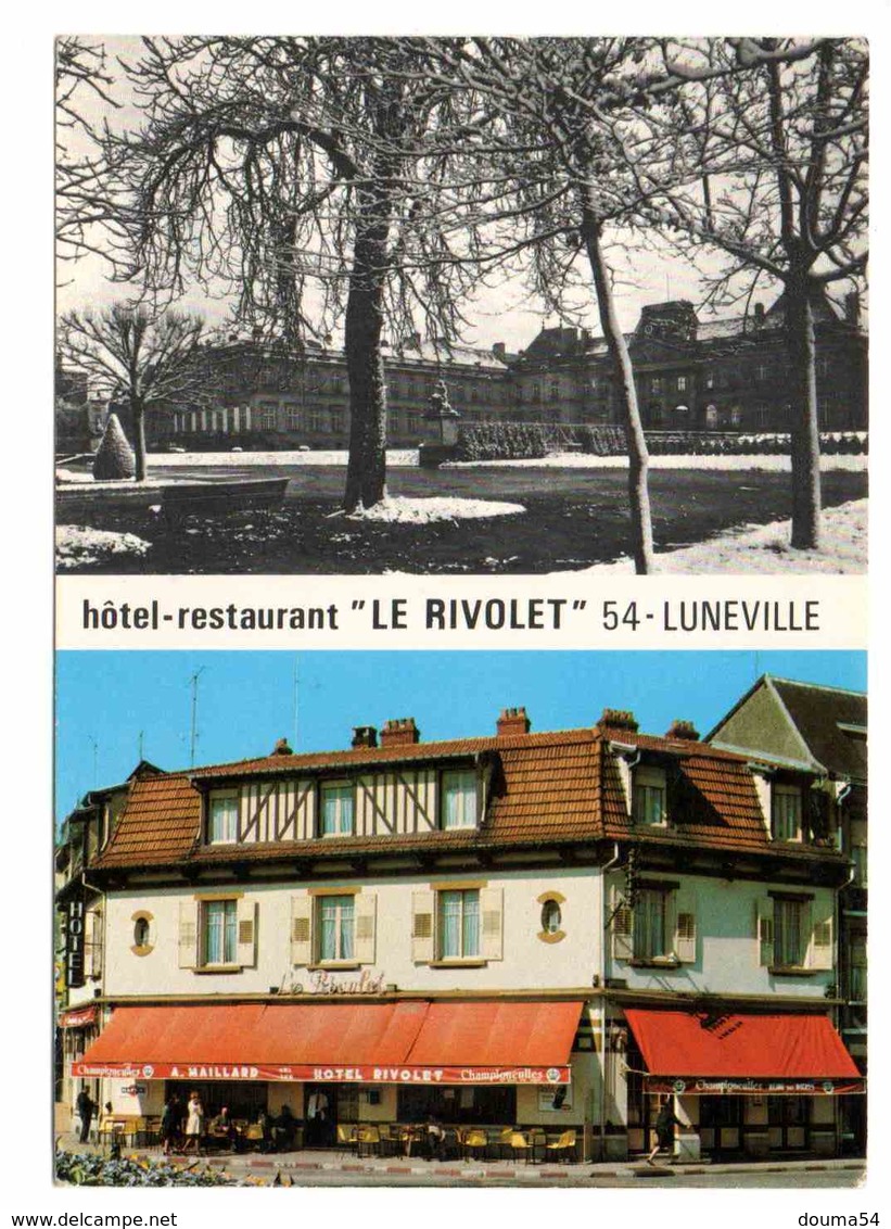 LUNEVILLE (54) - Hôtel Restaurant "Le Rivolet" - Luneville